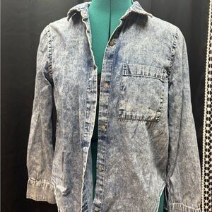 Highway Jeans Blue Button Down Shirt